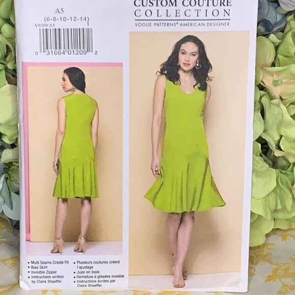 Claire Schaeffer size 6 Dress Pattern - Picture 2 of 4